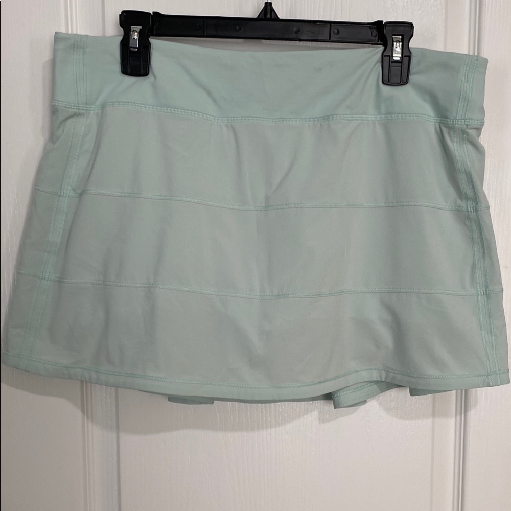 Lululemon Athletica Green Skater Mini Skirt Athletic